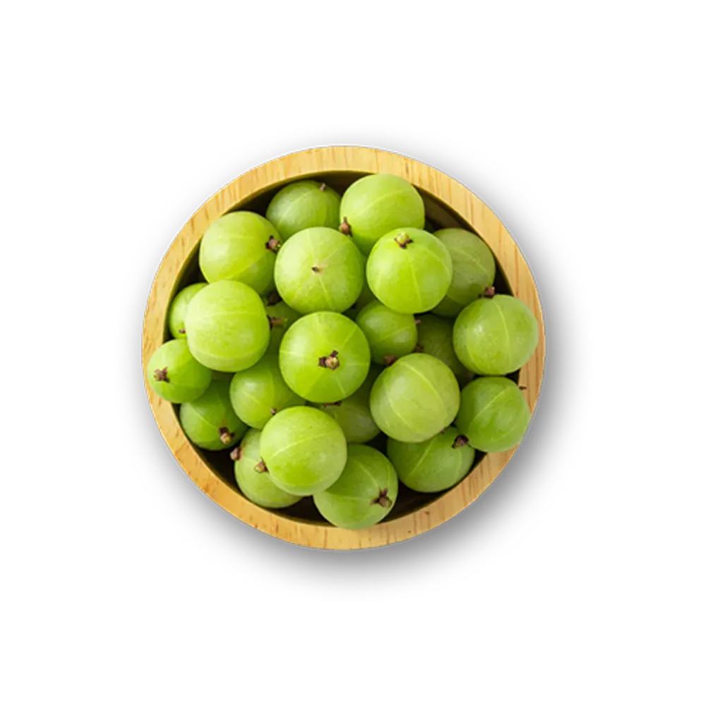 Bowl of green grapes on a white background
